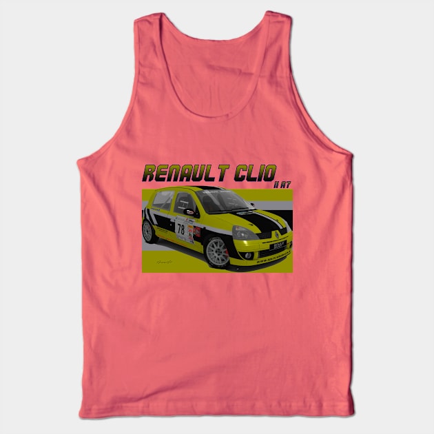 Renault Clio II A7 Tank Top by PjesusArt